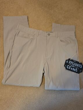 Apt. 9 Premier Flexi Light Khaki XL Slim Fit